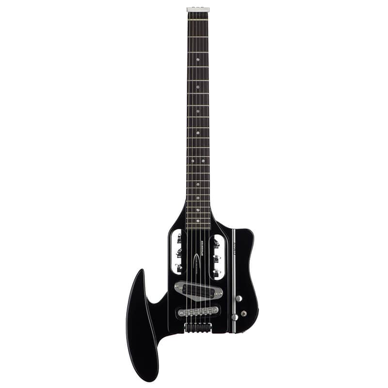Traveler Speedster Hot Rod V2 Electric Travel Guitar Black image 1