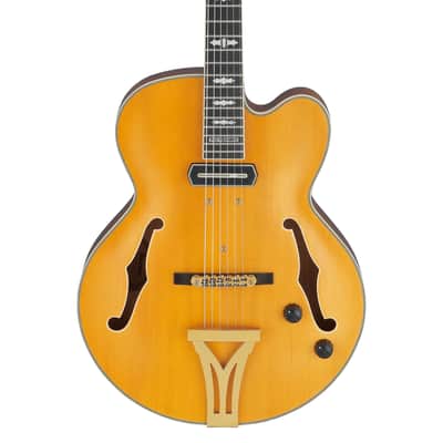 Ibanez Pat Metheny MP3 Guitar with Case Natural Amber Low Gloss image 5