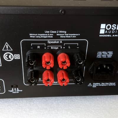 OSD AMP300 Amplifier 2 Channel Class A/B with Power Cord - Very Nice Amp image 7