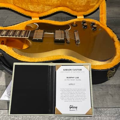 2025 Gibson Custom Murphy Lab Ultra Heavy Aged ‘61 SG Standard - Double Gold image 16