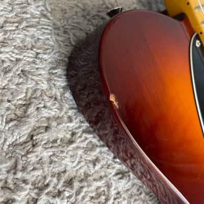Fender Modern Player Telecaster Plus 2011 MIC HSS Honey Burst Maple Neck Guitar image 5