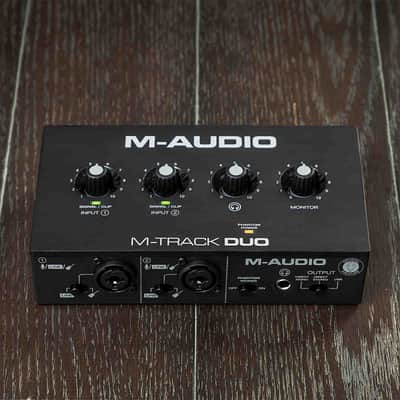 M-Audio M-TRACK DUO 2-Ch USB Audio Recording Interface w Preamp & Phantom Power image 13