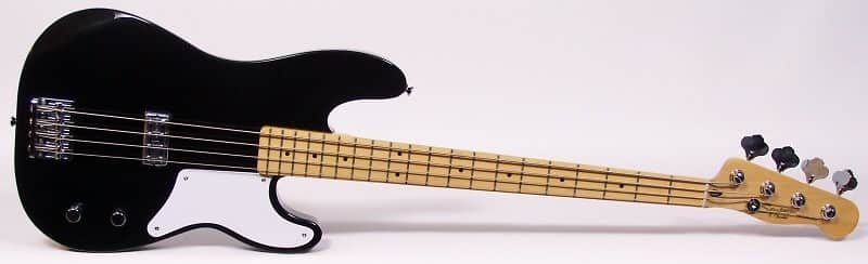 Fender Squier Vintage Modified Cabronita P-Bass Precision Bass Black image 1