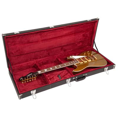Vintage Electric Guitar JDV36 Joe Doe 'Gas Jockey' Sparkling Gold Sand + Case image 2