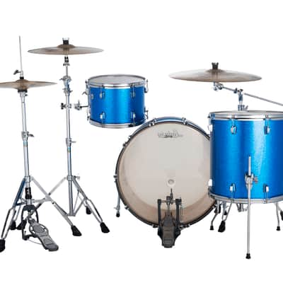 Ludwig NeuSonic Blue Super Sparkle Pro Beat Drums 14x24_16x16_9x13 3pc Shell Pack | NEW | Authorized Dealer image 3