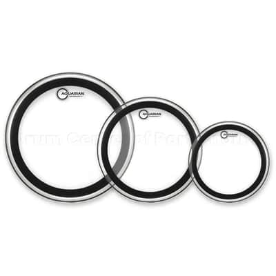 Aquarian Performance II Clear Drumhead Pack 10/12/14