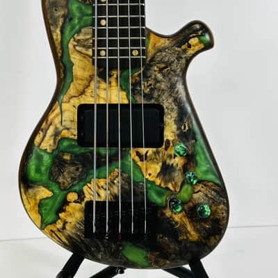 Tom Martinson Phat 5 - Hand Made Single Cutaway 5-String Bass image 2
