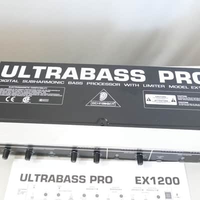 Behringer Ultrabass Pro EX 1200 - Subharmonic Synthesizer w/ Limiter image 6