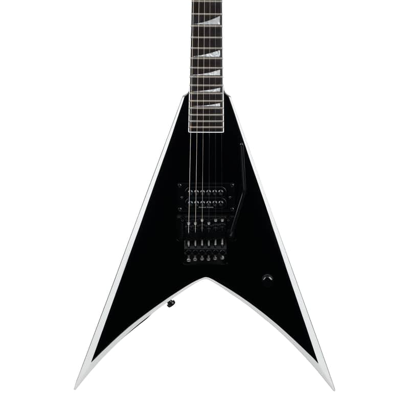Jackson Pro Series Signature Wes Borland King V KV Black w/White Bevels w/bag image 1