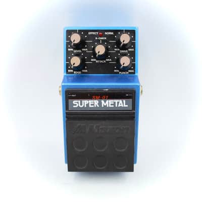 Maxon SM-01 Super Metal Made in Japan Distortion Guitar Effect Pedal 168855 image 2