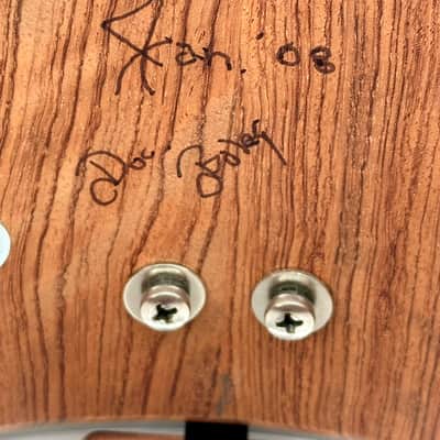 AZ Custom Drums Bubinga Stave 6.5x14 Snare Drum 2008 image 4