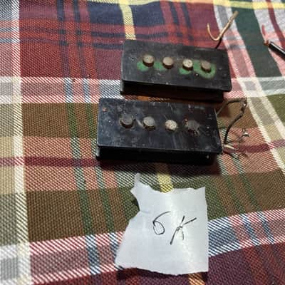 Vintage 1970s Dimarzio Black Phenolic Precision P-Bass Pickup, 6k image 4