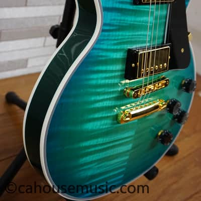 Gibson Custom Shop Dealer Select Les Paul Custom Figured – Opal Reef image 3
