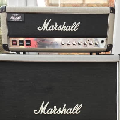 Martin Barre (Jethro Tull) - Marshall JCM 25/50 2553 Silver Jubilee Head & Cabinet 1987 Silver image 1