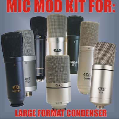 Microphone Mic Mod Kit for MXL 990 920 770 V63M V250 2006 1006 V57M MCA SP1 image 1