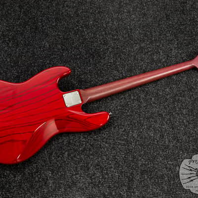 Momose MJ2-PH Jazz Bass – Purpleheart Neck – Burner Ash – MIJ image 3