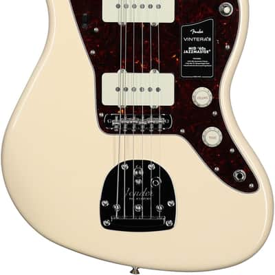 Fender Vintera III Mid 60s Jazzmaster Electric Guitar, Olympic White image 2