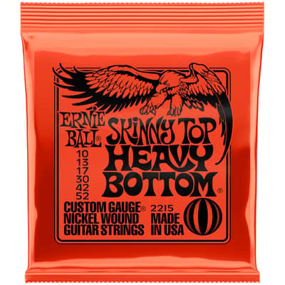 Ernie Ball Skinny Top Heavy Bottom Electric Guitar Strings 3 Set Bundle 10-52 image 2