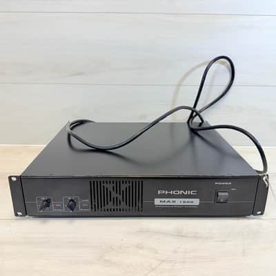 Phonic MAX 1500 Professional Stereo Power Amplifier 2009 image 1