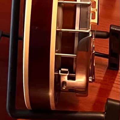 Gibson TB-2 Five String Conversion Banjo (1927), ser. #867-2, black hard shell case. image 3