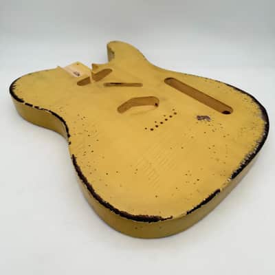 MJT Telecaster Body Relic Nitro Butterscotch Light mjt6699 image 4
