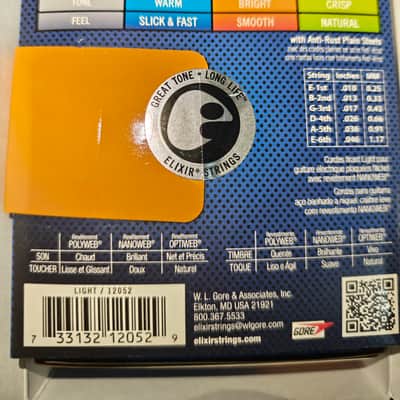Elixir Nano Web 10 thru 46 Light electric guitar strings image 2