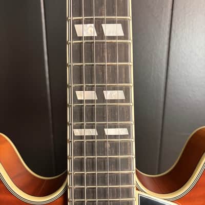 Eastman Guitars T486-GB Thinline Semi-hollowbody Electric Guitar, Goldburst 819 image 7