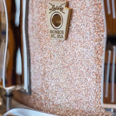 Ludwig LS403 6.5x14 Classic Maple Snare Drum 2017 - Champagne Sparkle image 13