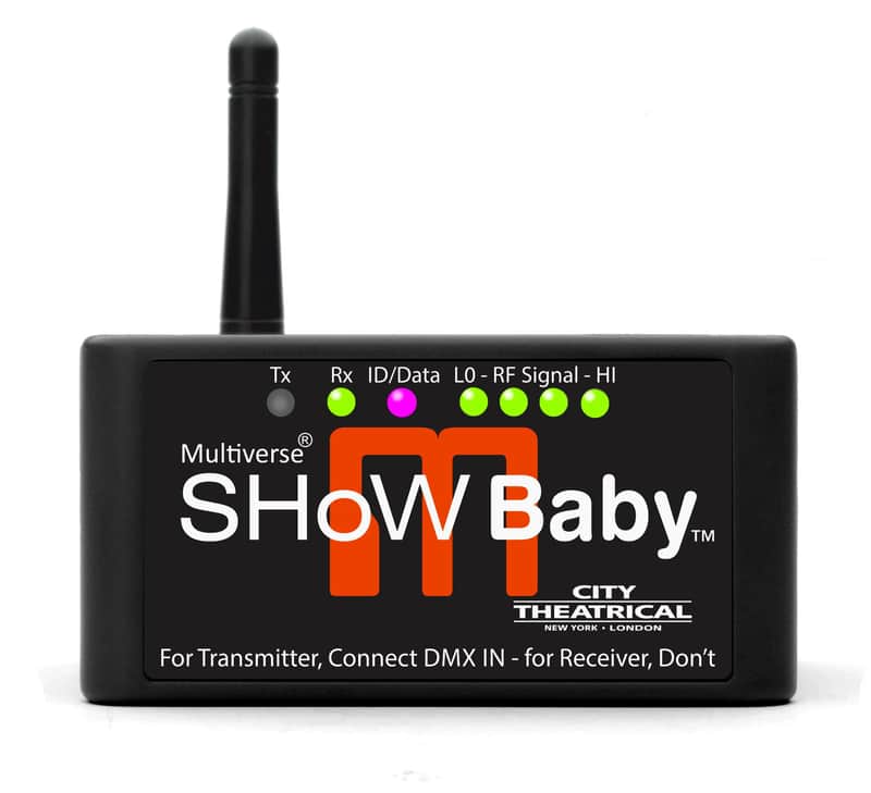 City Theatrical SHOW-BABY-M Wireless DMX Transceiver image 1