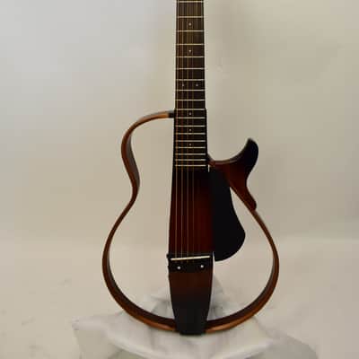 Yamaha SLG200S Silent Guitar, Tobacco Sunburst w/ Bag image 2
