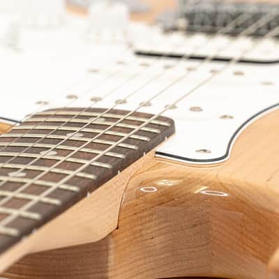 2024 Squier Affinity Stratocaster HSS Electric Guitar Natural Finish w/ Tremolo image 7
