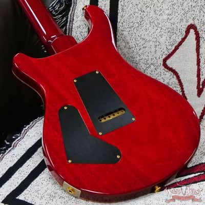 Paul Reed Smith PRS Wood Library 10 Top Custom 24-08 Brazilian Rosewood Board Charcoal Cherry Burst image 10