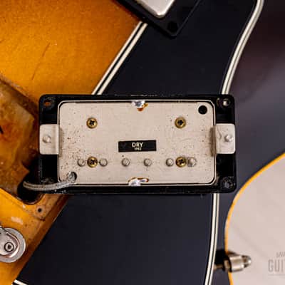 1982 Greco Super Real SA59-120 ES-Style Vintage Guitar, Sunburst Lacquer w/ Dry PAF, Case image 18