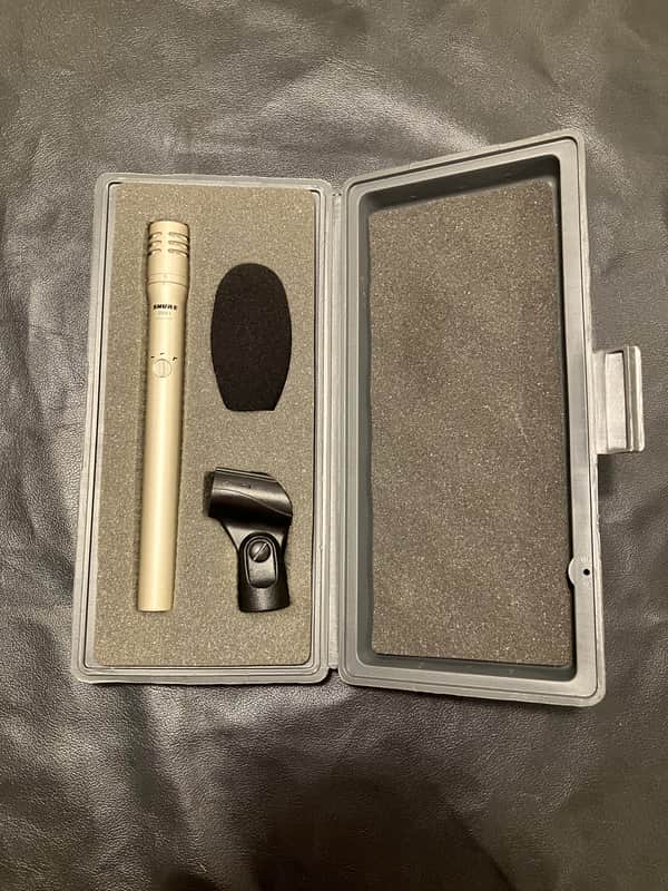 Shure SM81 Small Diaphragm Cardioid Condenser Microphone 1984 - Present - Silver image 1