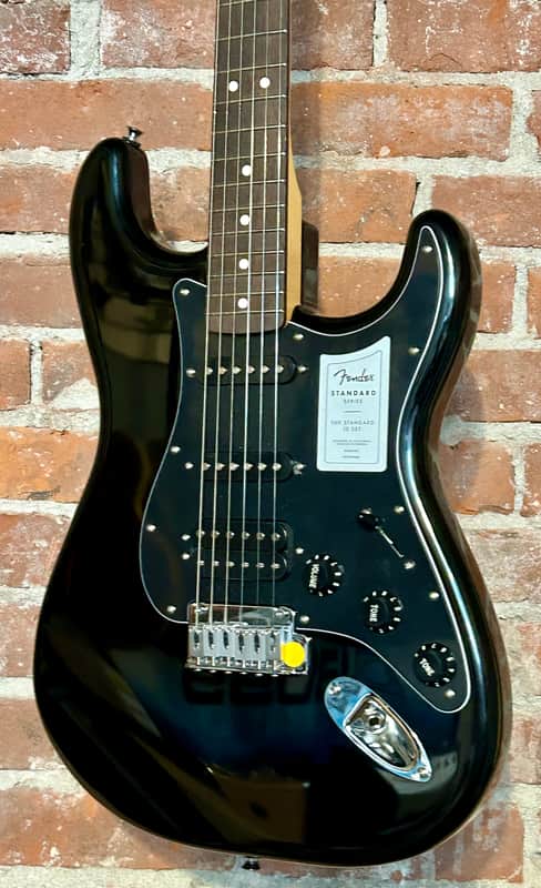 New Fender Standard Stratocaster HSS - Black, Ships Ultra fast With a Pro Set UP! image 1
