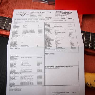 FENDER USA Masterbuilt '61 Reissue Stratocaster Heavy Relic *Vincent Van Trigt " Vintage White + Rosewood" (2024) image 4