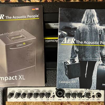 AER Compact XL 2-Channel 200-Watt Acoustic Guitar Combo (W/ Carrying Case and Manuals)) image 6