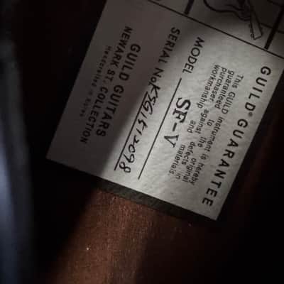 *RARE!* Guild Newark St. Collection Starfire V w/OHSC image 3