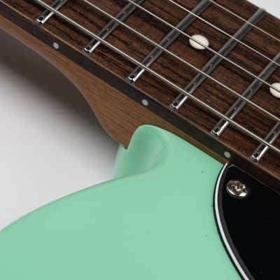 Eart Guitars, E-TT72, Semi Hollow Body Electric Guitars Humbucker Pickups Fixed Bridge LP3, Surf Green image 7