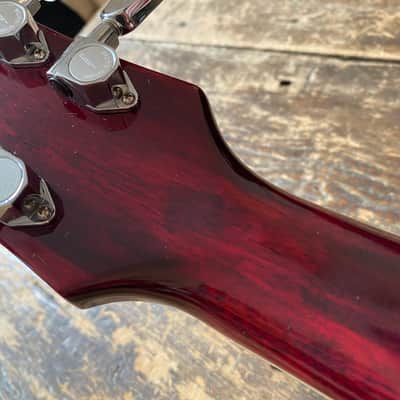 Greco Vintage SA-550 Semi-Acoustic Late 1970's Persimmon Red w/ Hardcase image 21