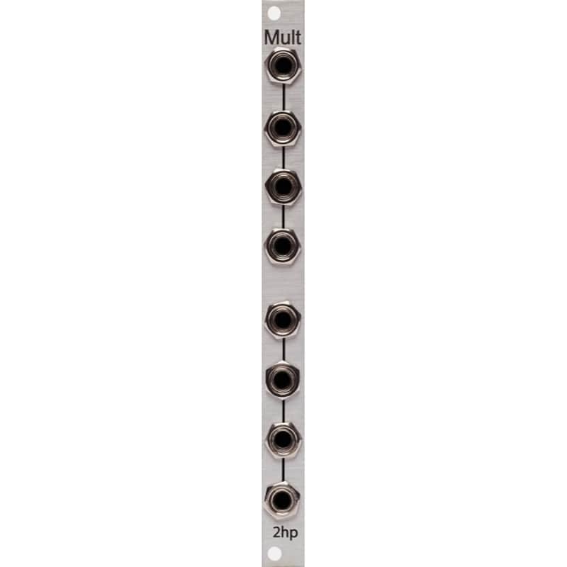 2hp Mult Eurorack Module (Silver) image 1