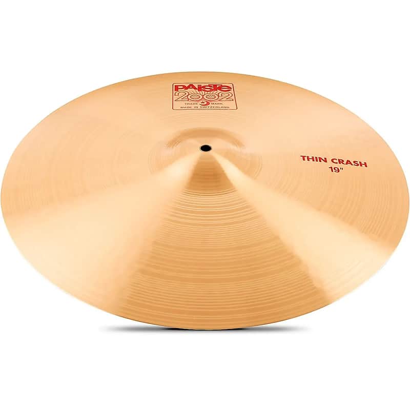 Paiste 19" 2002 Thin Crash Cymbal image 1