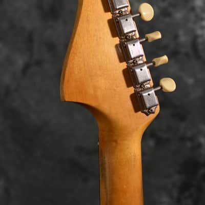 Fender Mustang Vintage 1965 Olympic White *Body Only* Refinish w Recent Reissue Hardshell Case & FAST Shipping image 5