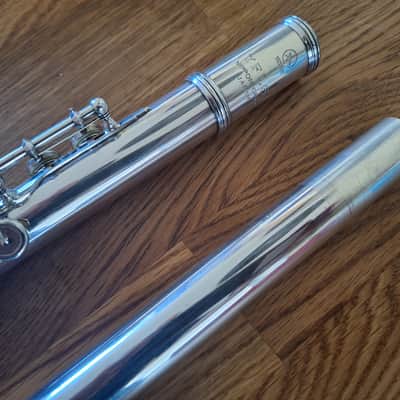 Yamaha Yfl 61 c foot Mid 70s - Sterling silver image 8