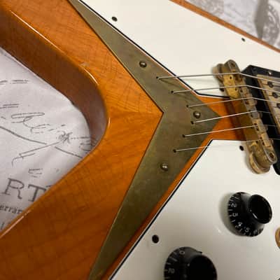 2008 #1 of 100 Gibson 50th Anniversary 1958 Korina Flying V First Ever Made In Custom Shop One of Historic Makeover Kim LaFleur’s Favorite Creations! image 15