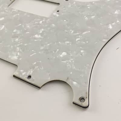 Light Relic White Pearl Aged Tele Mini Duncan Humbucker Pickguard for Fender Vintage ‘59 Custom Guitar image 3