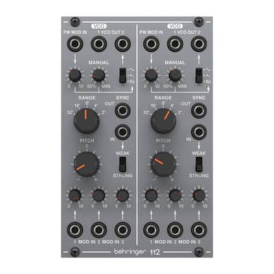Behringer 112 Dual VCO Eurorack Synthesizer Module