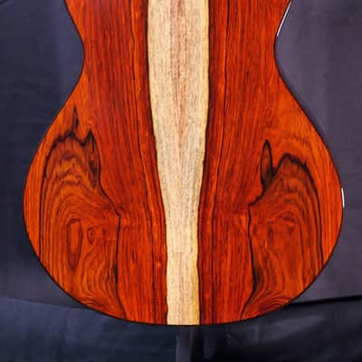 Bedell Revolution Orchestra Adirondack Spruce / Cocobolo - Tanned Leather Burst image 8