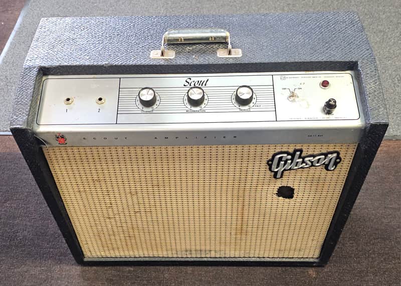 Gibson Scout Reverb Tremolo Tube Amp Serviced image 1