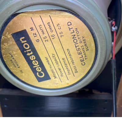 Pair Vintage Park Speaker Columns with 2 x 12 Celestion Green Back  Mid to Late 70's - Turqoise image 8